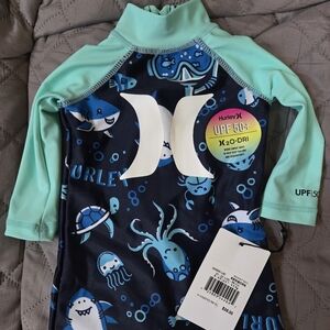 Hurley newborn swimsuit NWT